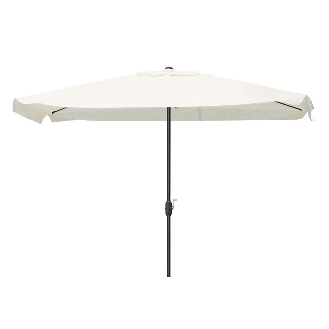 foto del prodotto trade shop ombrellone da giardino esterno balcone terrazzo bianco 3x2 mt con manovella 223223 
