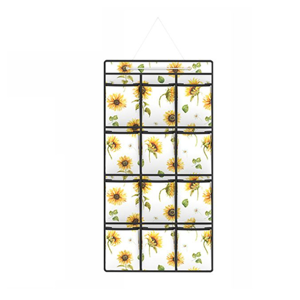 foto del prodotto trade shop organizer a sospensione da parete 12 scomparti tasche porta oggetti 40x90 cm 
