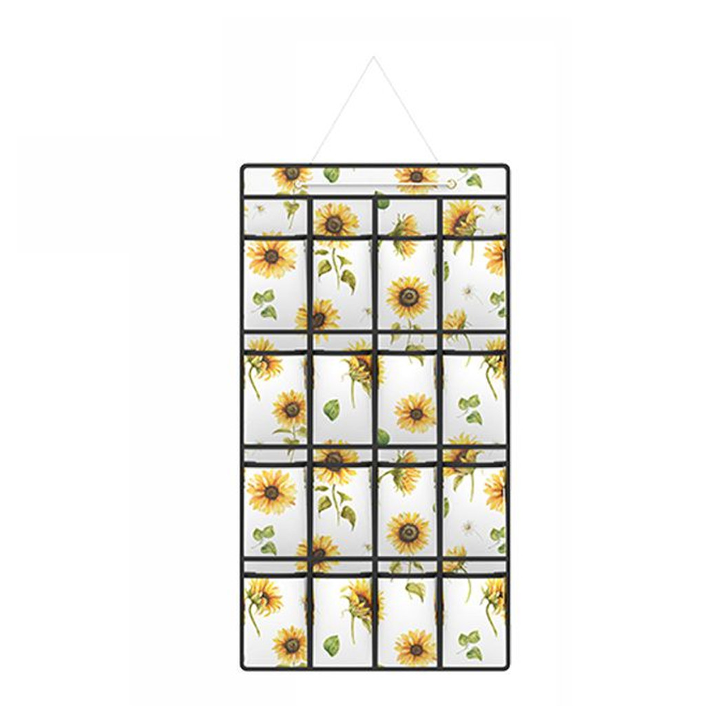 foto del prodotto trade shop organizer a sospensione da parete 16 scomparti tasche porta oggetti 45x88 cm 