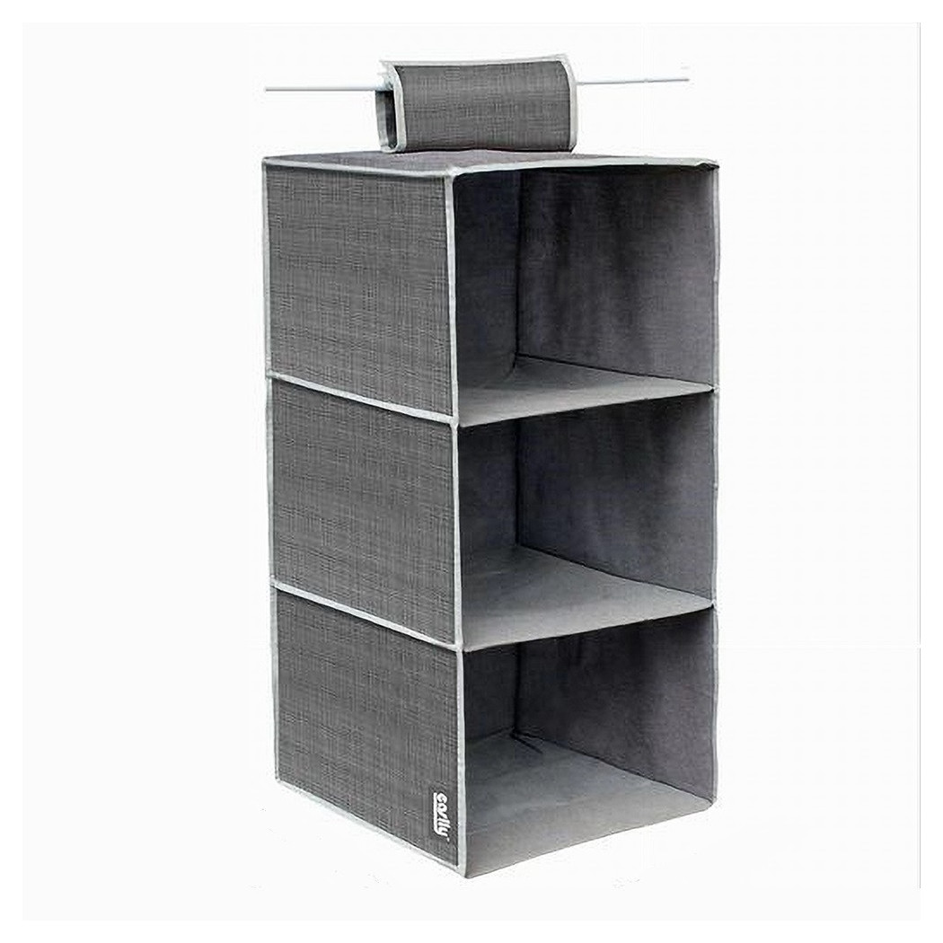 foto del prodotto trade shop organizer per armadio in tessuto con 3 ripiani scomparti salvaspazio 69701 