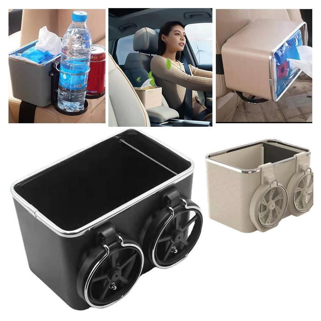 foto del prodotto trade shop organizer per bracciolo universale portaoggetti per auto con porta bicchieri 