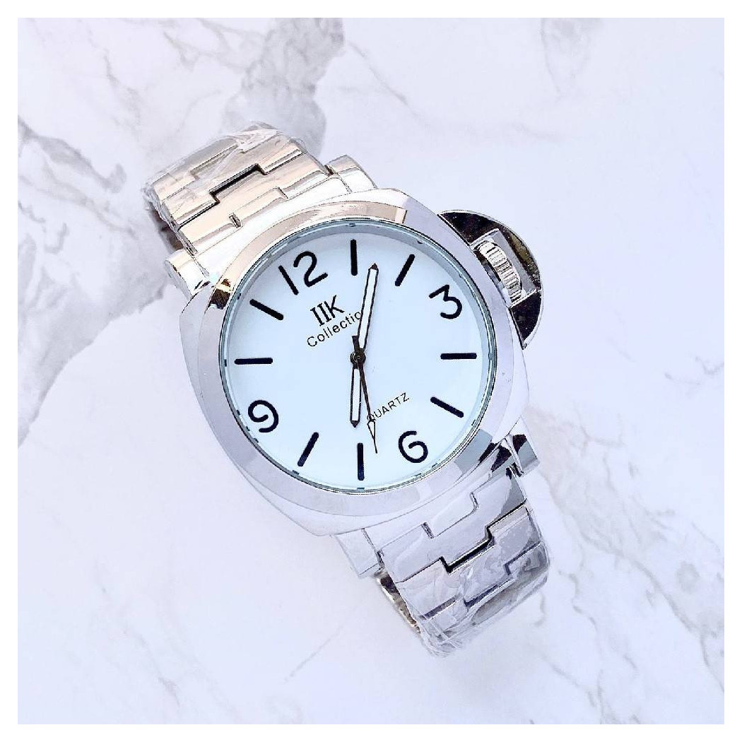 foto del prodotto trade shop orologio da polso ik collection uomo analogico quarzo grande silver fondo bianco 