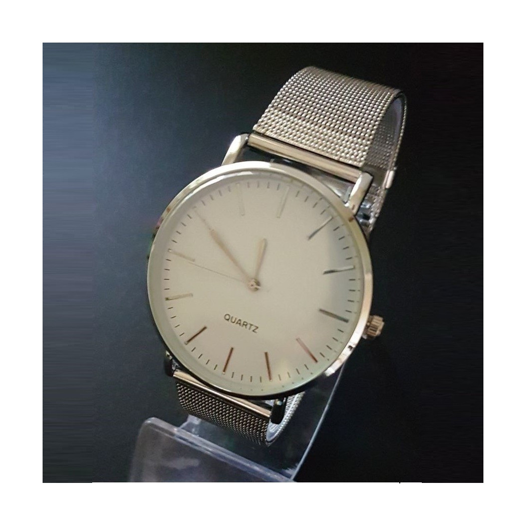 foto del prodotto trade shop orologio polso quadrante bia uomo analogico quarzo moderno fashion casual 