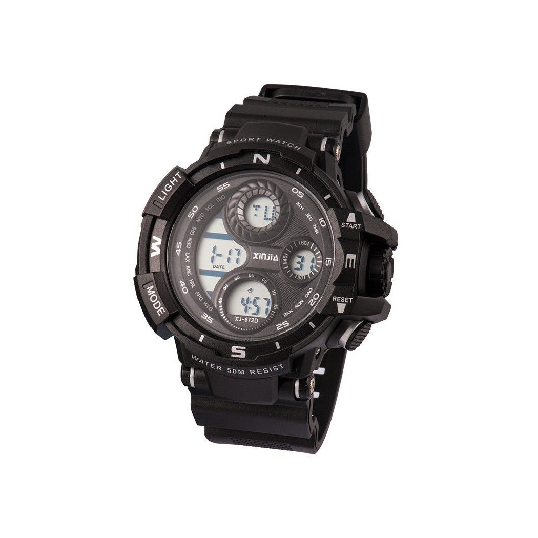 foto del prodotto trade shop orologio xinjia xj 872d crono digitale impermeabile military sport 