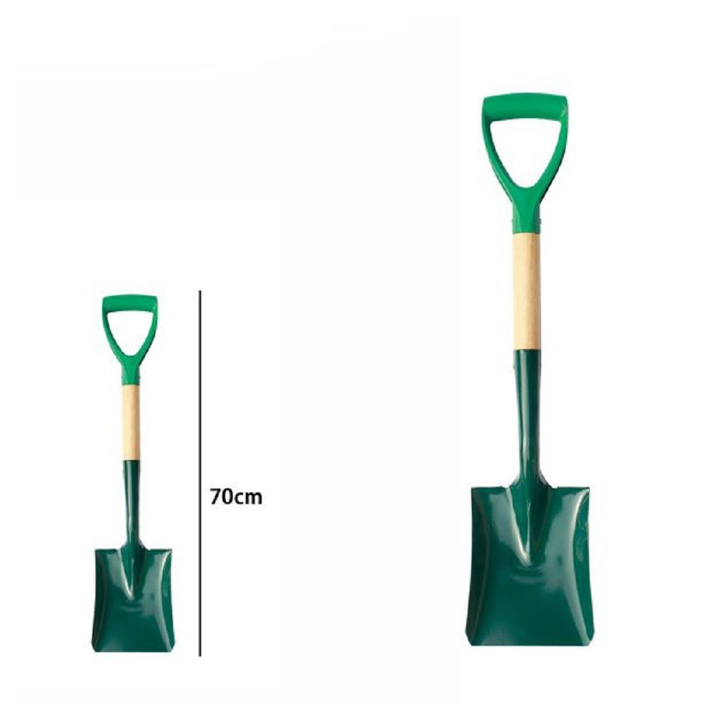 foto del prodotto trade shop pala vanga badile da campeggio giardino giardinaggio legno metallo da 70cm 59700 