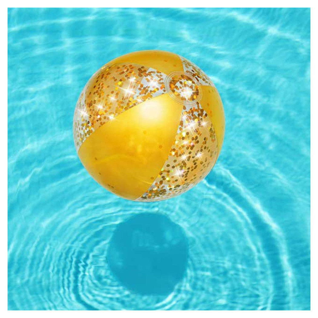 foto del prodotto trade shop pallone fashionglitter palla glitter gonfiabile mare piscina bestway spiaggia 