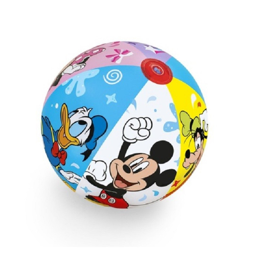 foto del prodotto trade shop pallone gonfiabile mickey mouse topolino 51 cm palla bambini mare piscina 91098 