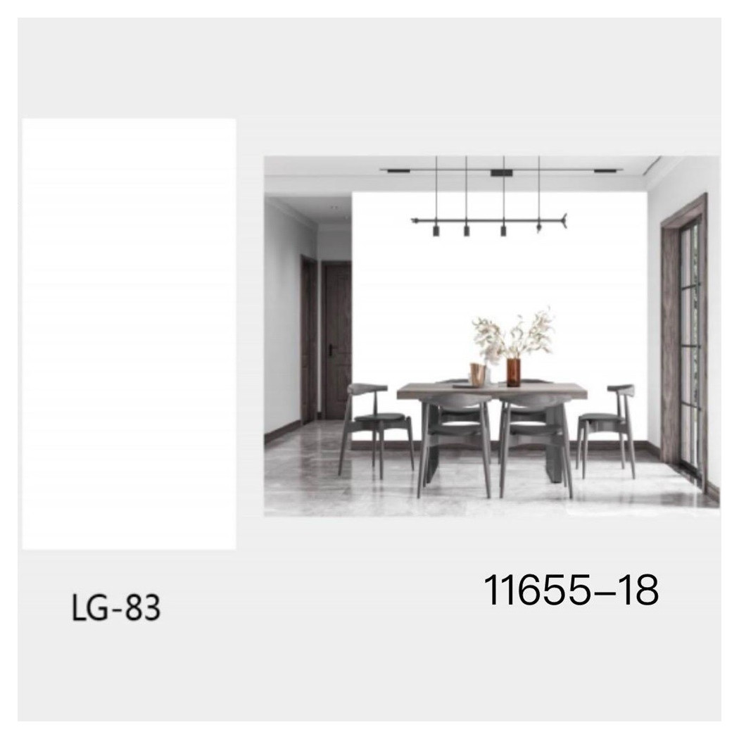 foto del prodotto trade shop pannello adesivo effetto lucido bianco pareti paraschizzi 300x60cm stanza cucina 
