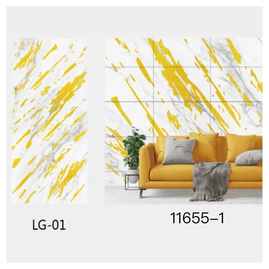 foto del prodotto trade shop pannello adesivo effetto marmo bianco striato oro pareti paraschizzi 300 x 60 cm 