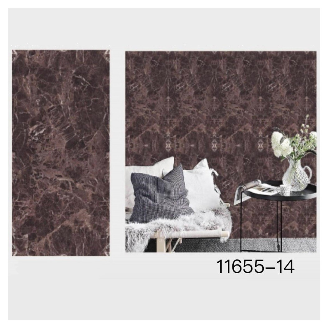 foto del prodotto trade shop pannello adesivo effetto marmo marrone marmorizzato pareti paraschizzi 300x60 cm 