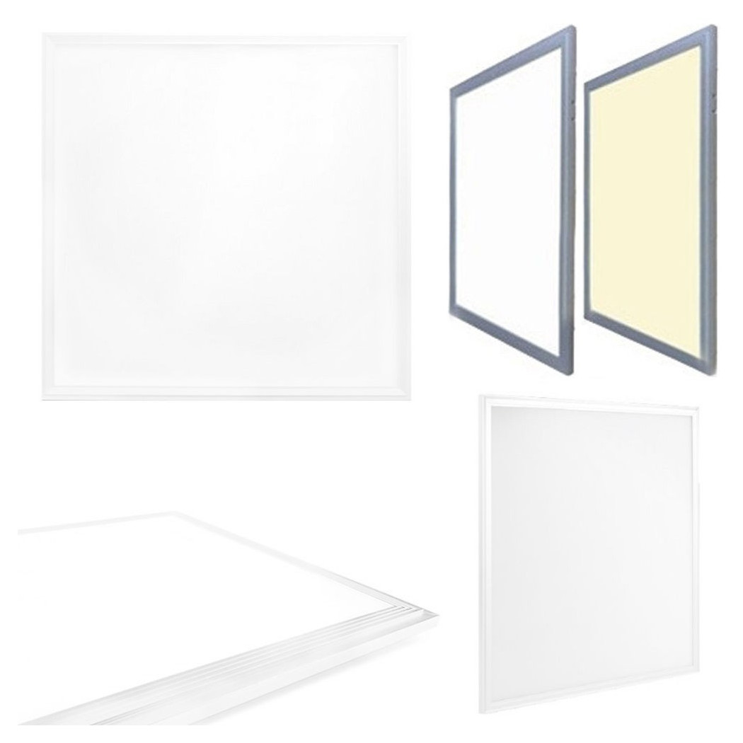 foto del prodotto trade shop pannello faretto a led 60x60cm luce ad incasso per controsoffittature da 40w bianco caldo 