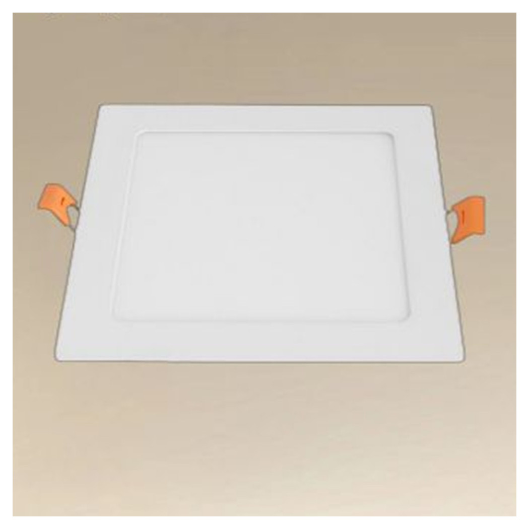 foto del prodotto trade shop pannello led 12watt da incasso quadrato bianco 174mm luce 3000k 6500k ip20 00090 