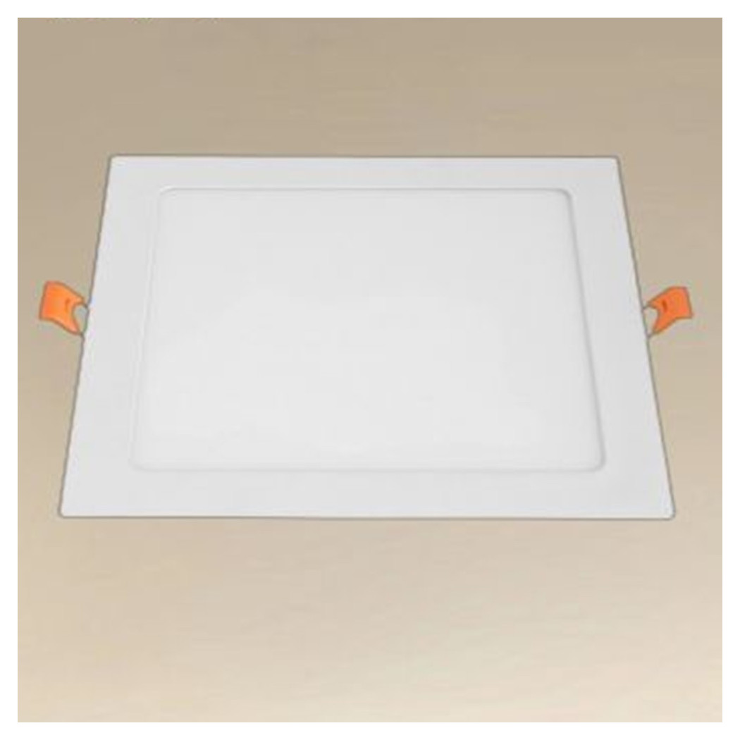 foto del prodotto trade shop pannello led 18 watt da incasso quadrato bianco 225mm luce 3000k 6500k ip20 00106 