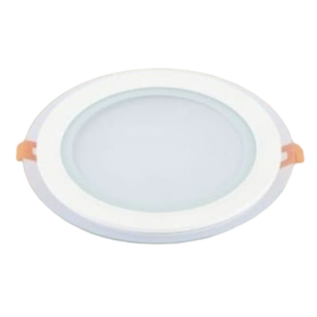 foto del prodotto trade shop pannello led incasso luce 3000k 6500k 18w tondo am cr 18 con bordo traparente 00656 