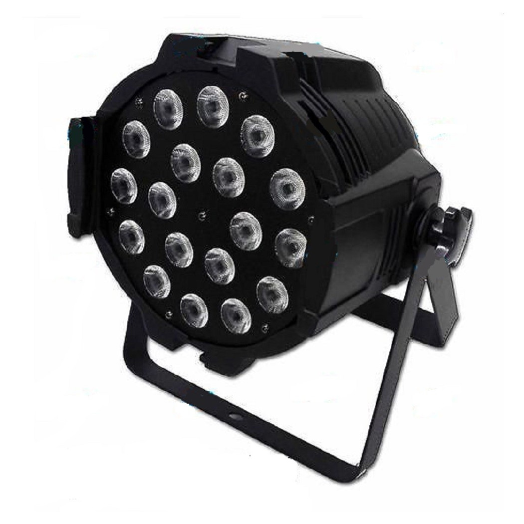 foto del prodotto trade shop - par led 18x10w rgbw 4in1 full color alta qualità estremamente luminosi -