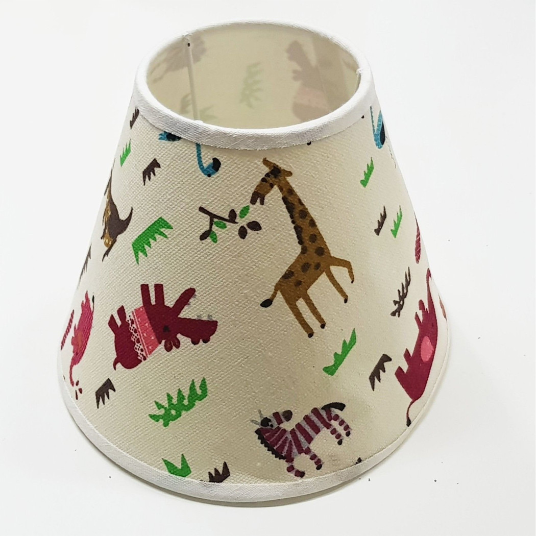 foto del prodotto trade shop paralume conico cilindro moderno per lampada e applique animali misura 12 quot 