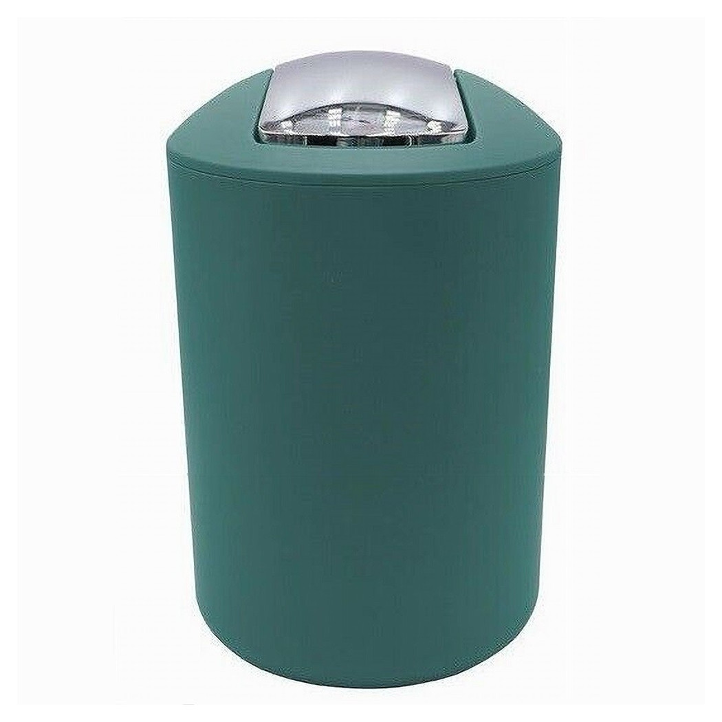foto del prodotto trade shop pattumiera cestino secchio rifiuti gettacarte accessori arredo bagno verde 69989 