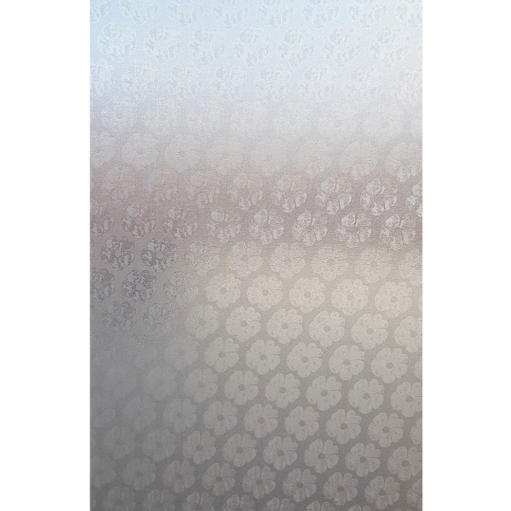foto del prodotto trade shop pellicola adesiva decorativa 3d fiori 10107 pvc vetro finestra finestre 