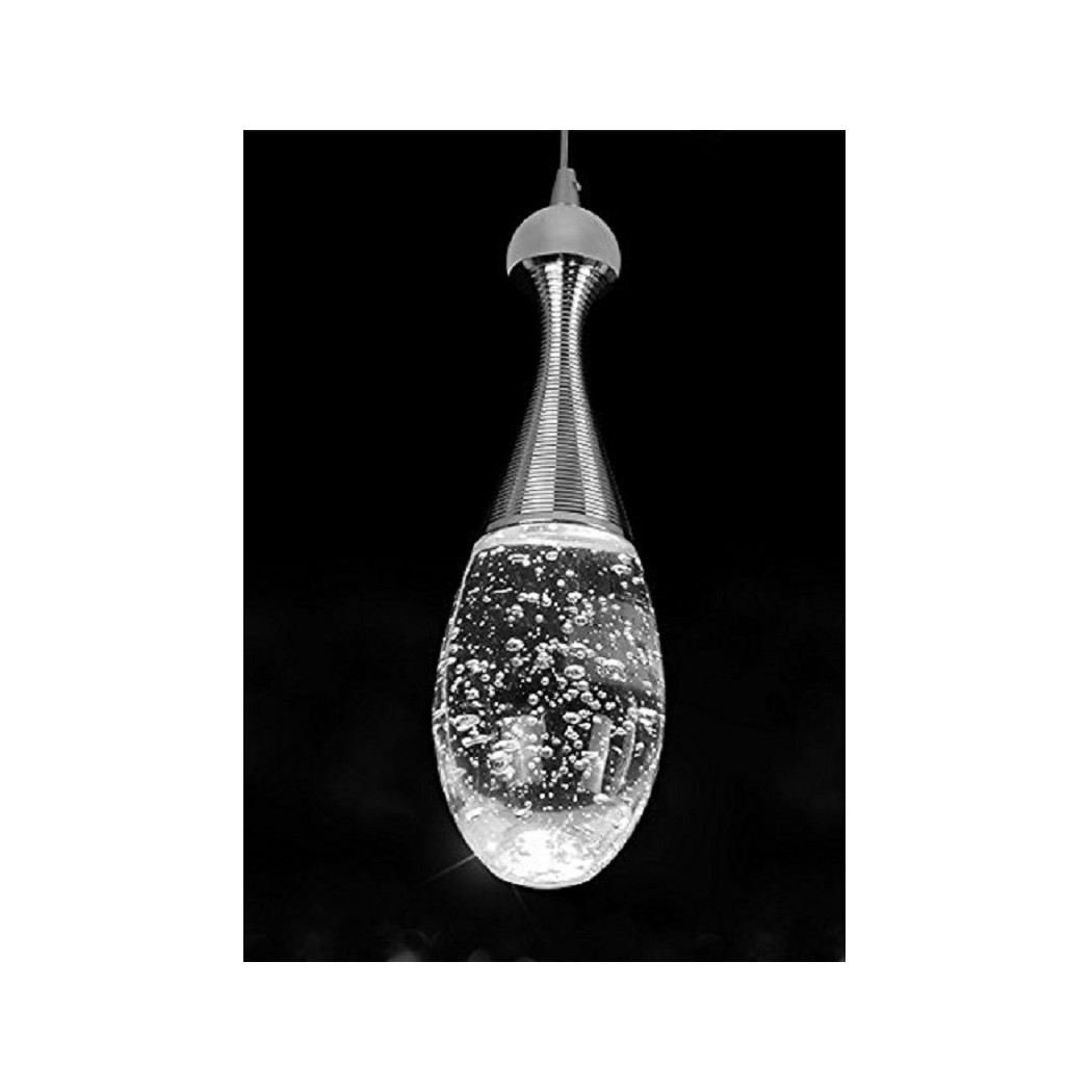 foto del prodotto trade shop pendente lampada lampadario calice bollicine a soffitto luce led portalampada design 