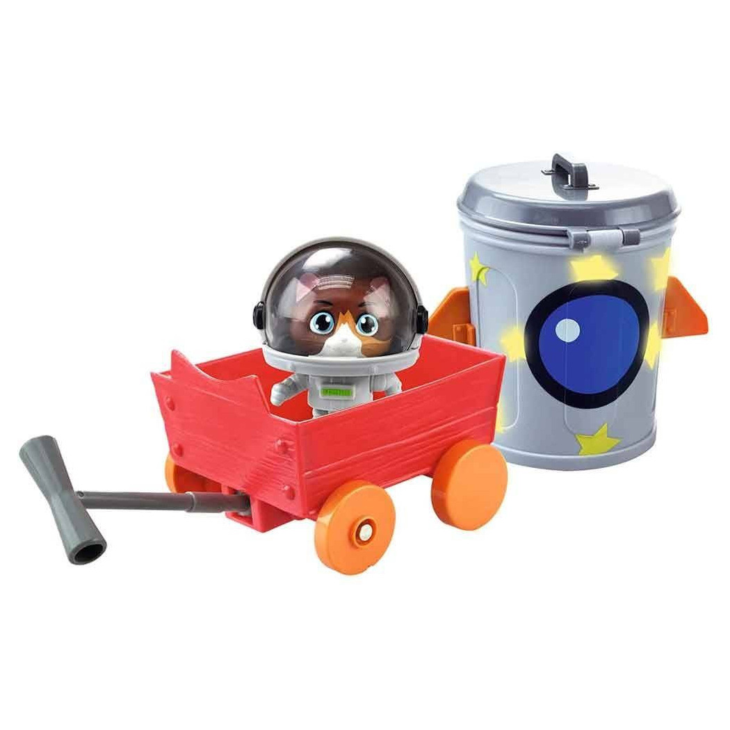 foto del prodotto trade shop personaggio cosmo 44 gatti con capsula e accessori giocattolo bambini 