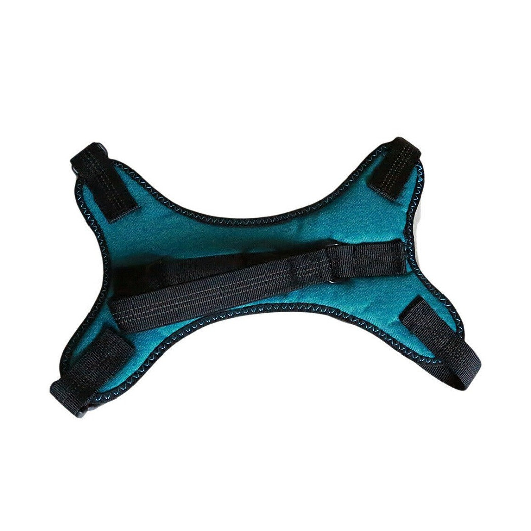foto del prodotto trade shop pettorina imbracatura per cane cani piccola media grande taglia a maglia aperta verde acqua xs