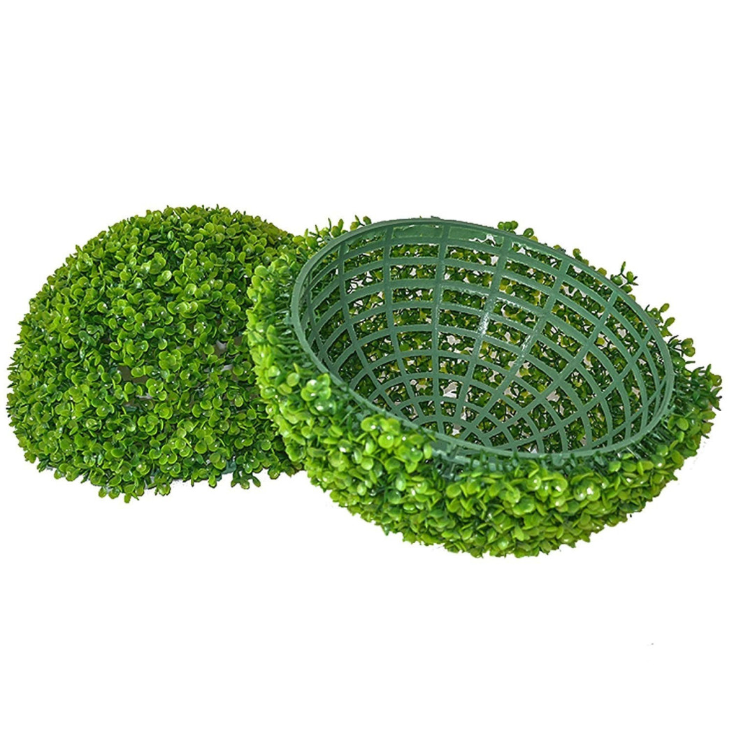 foto del prodotto trade shop pianta artificiale palla diametro 45cm decorativa finta verde erba sintetica 