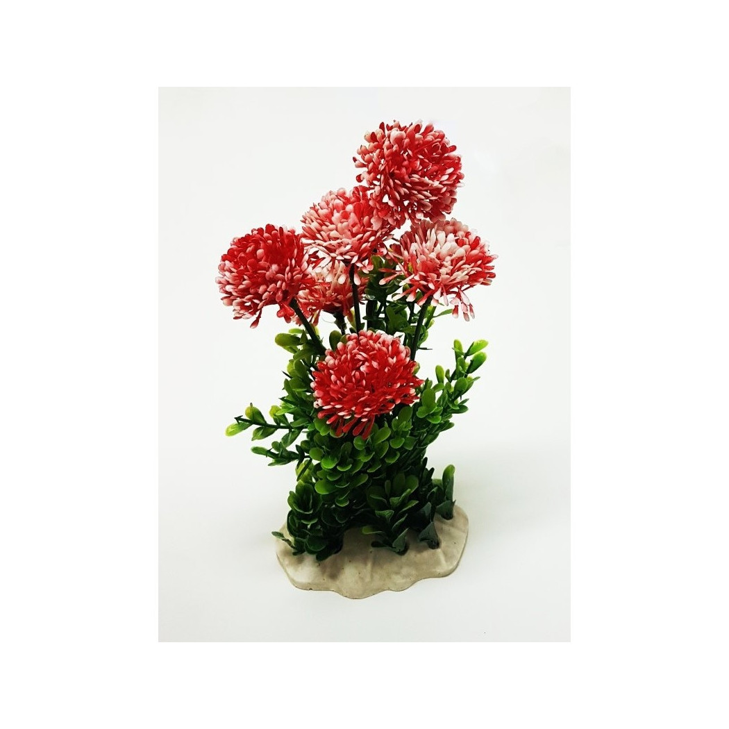 foto del prodotto trade shop piante fiori colorati alte 25cm artificiali finte ornamento acquario decorazioni 