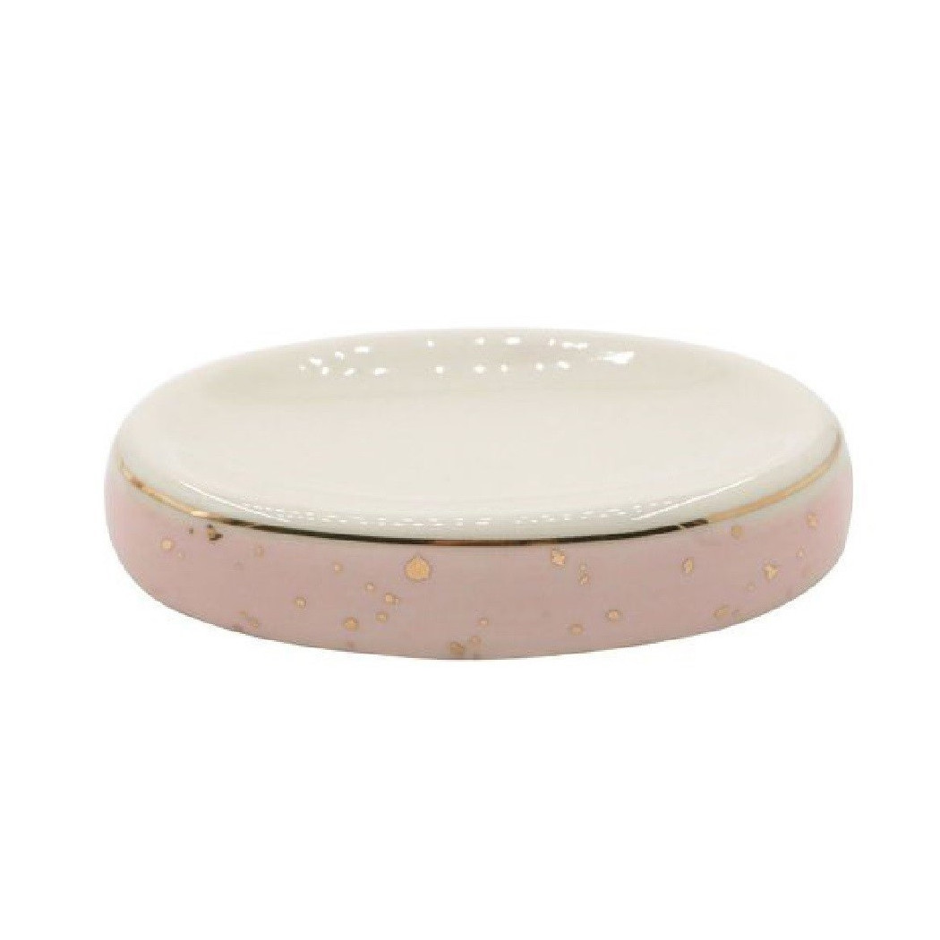 foto del prodotto trade shop piattino per sapone ceramica portasaponetta moderno accessori arredo bagno 79971 