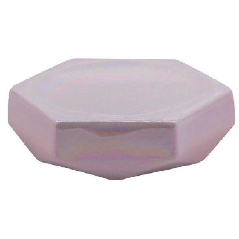 foto del prodotto trade shop piattino per sapone esagonale effetto visivo portasaponetta accessori bagno 79941 