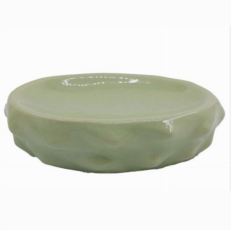 foto del prodotto trade shop piattino per sapone porta saponetta verde effetto cactus accessorio bagno 79935 