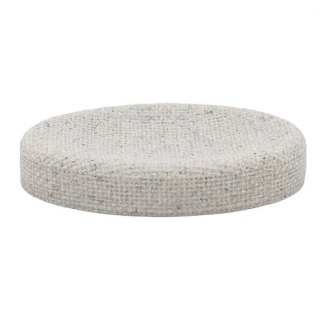 foto del prodotto trade shop piattino porta sapone saponetta effetto tela juta intrecciato naturale per bagno 87828 