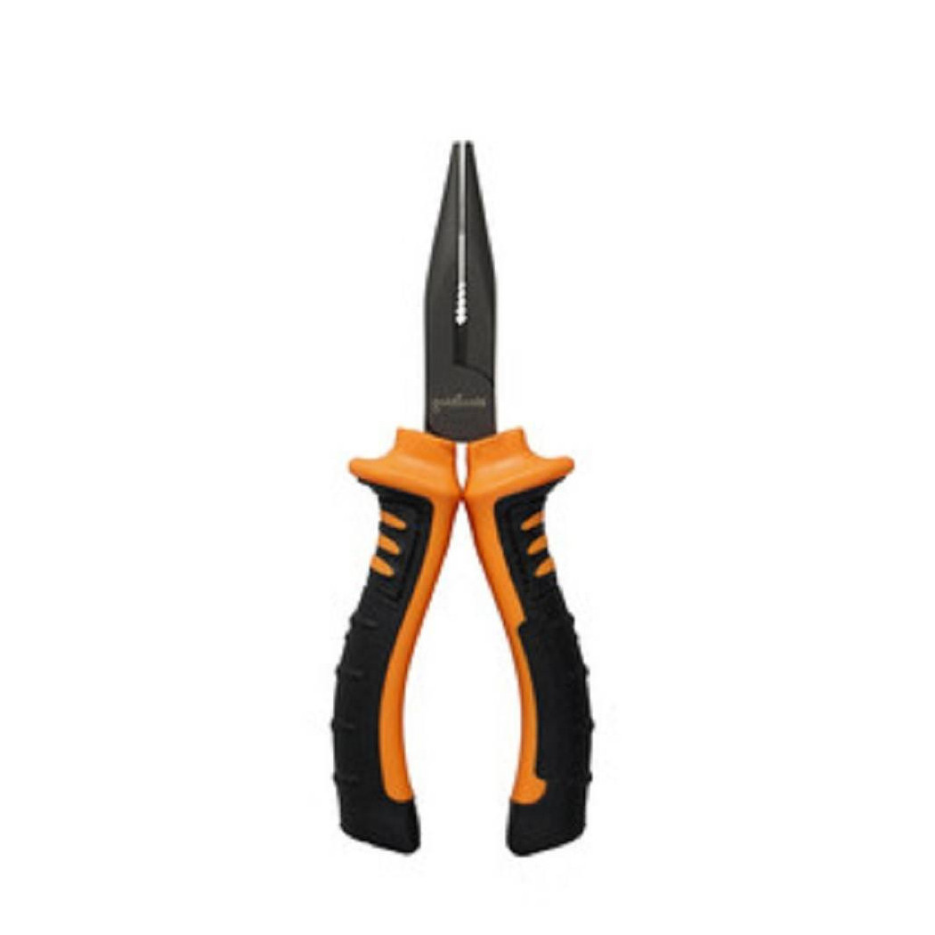 foto del prodotto trade shop pinza a becco lungo 6 39 39 12cm con becchi zigrinati con impugnatura antiscivolo 