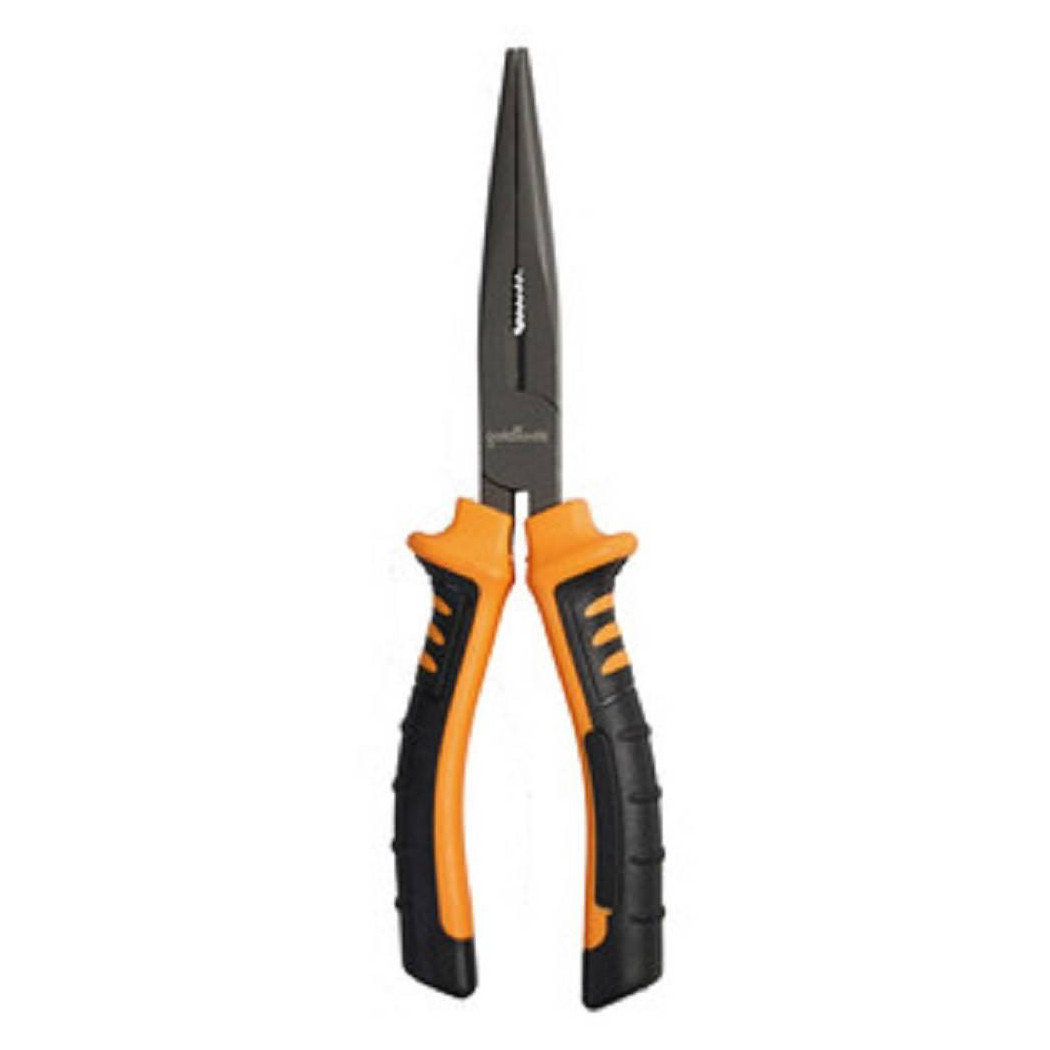 foto del prodotto trade shop pinza a becco lungo 8 39 39 22 cm con becchi zigrinati con impugnatura antiscivolo 