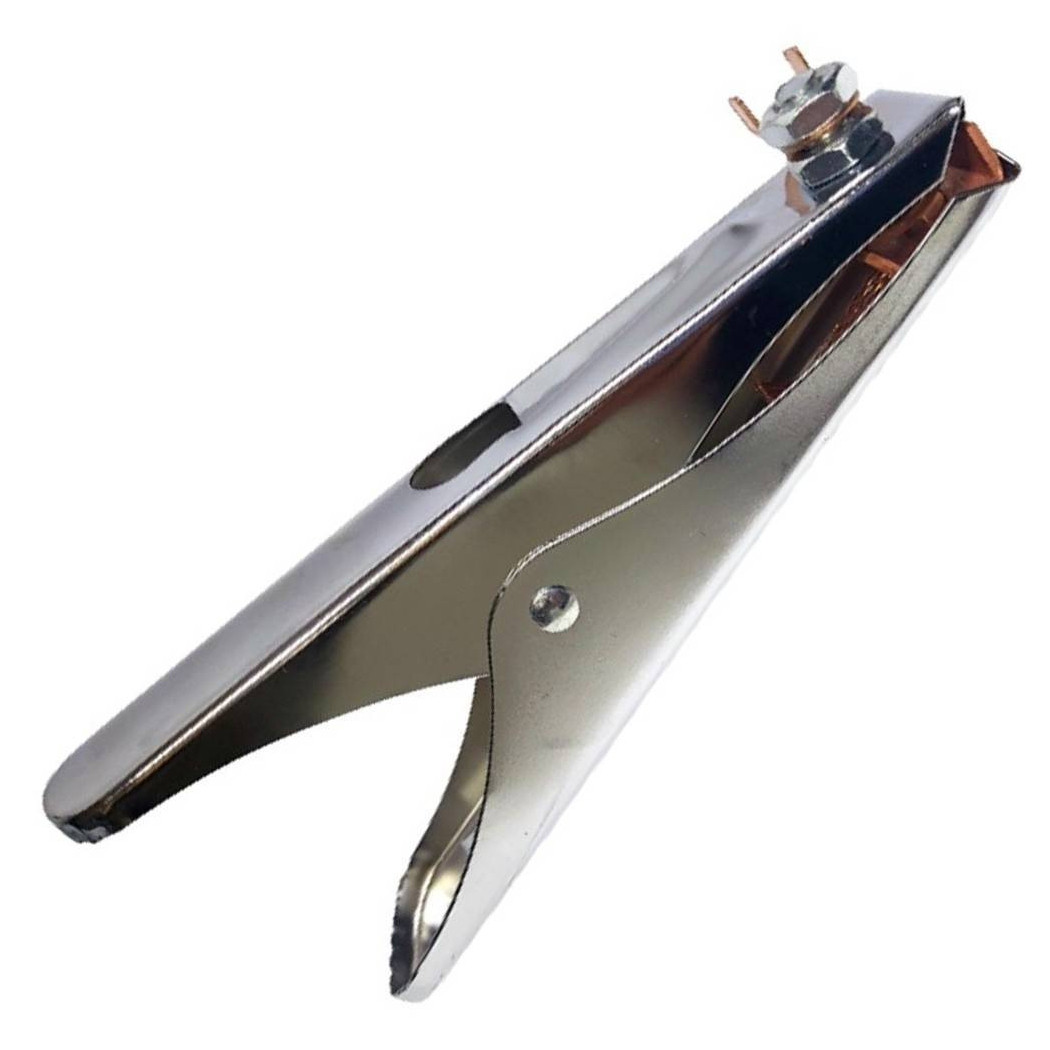 foto del prodotto trade shop pinza di massa per filo saldatrice saldatore saldatura morsetto 500a 