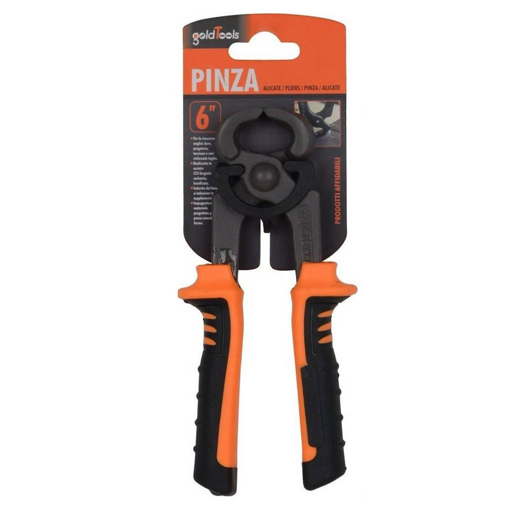 foto del prodotto trade shop pinza per ferraioli tenaglia cementisti 6 quot in acciaio cromo vanadio 17 cm 