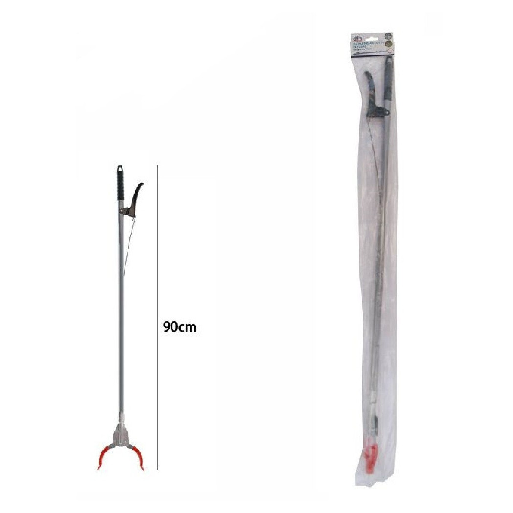 foto del prodotto trade shop pinza prenditutto multiuso braccio raccogli carte rifiuti casa giardino 90cm 70612 