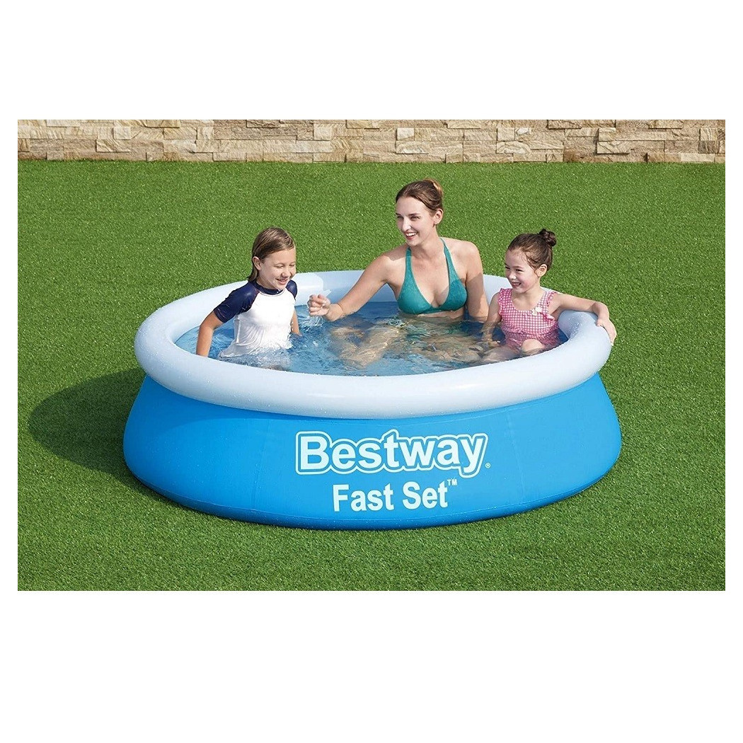 foto del prodotto trade shop piscina fuori terra fast set da 183 x 51 cm gonfiabile per bambini 940 lt 57392 