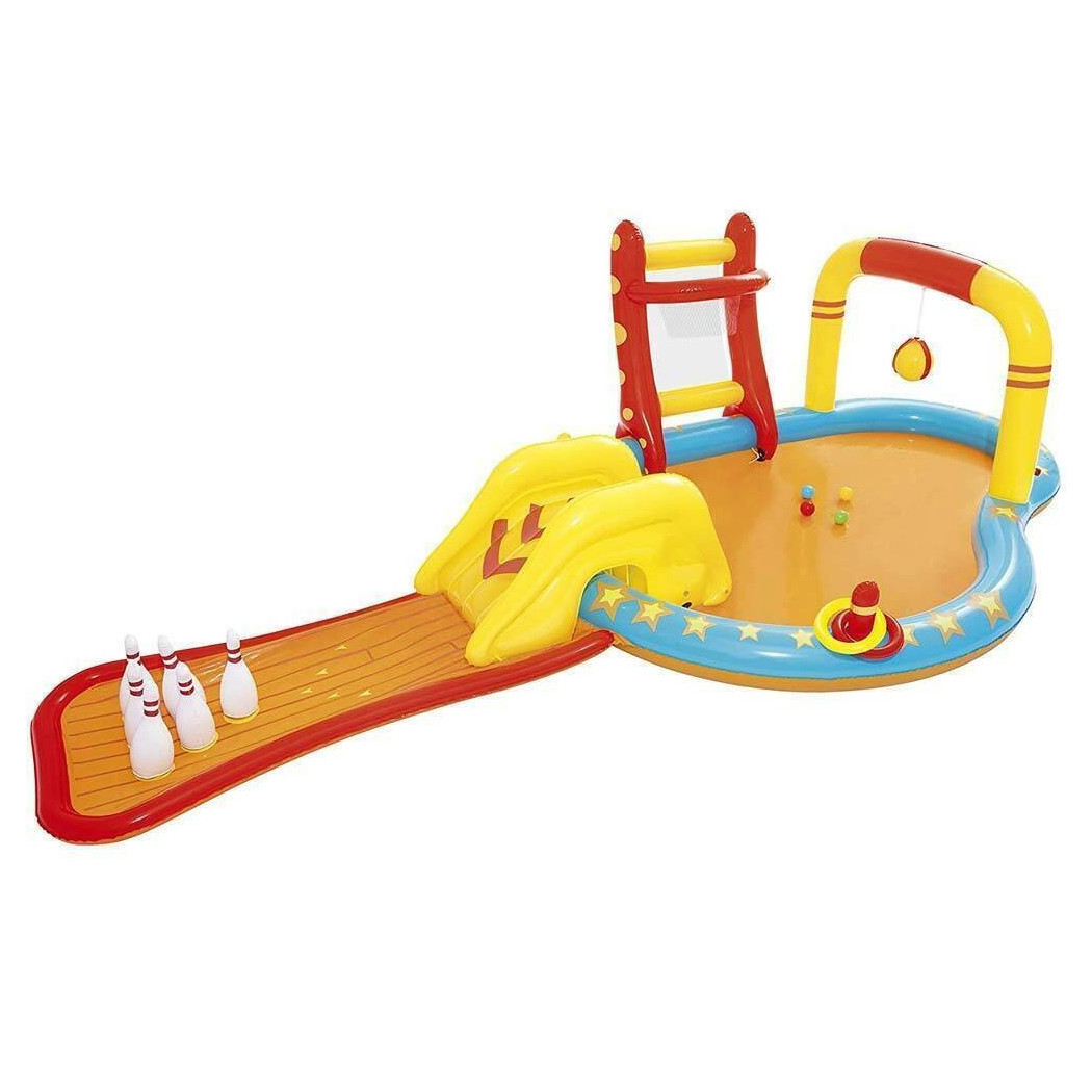 foto del prodotto trade shop piscina gonfiabile play center piccolo campine bambini 435x213x117cm sport 53068 