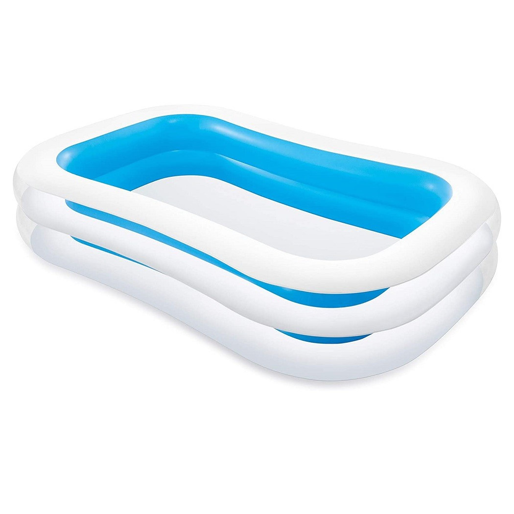 foto del prodotto trade shop piscina gonfiabile swim center family pool 262x175x56cm rettangolare 750lt 56483 