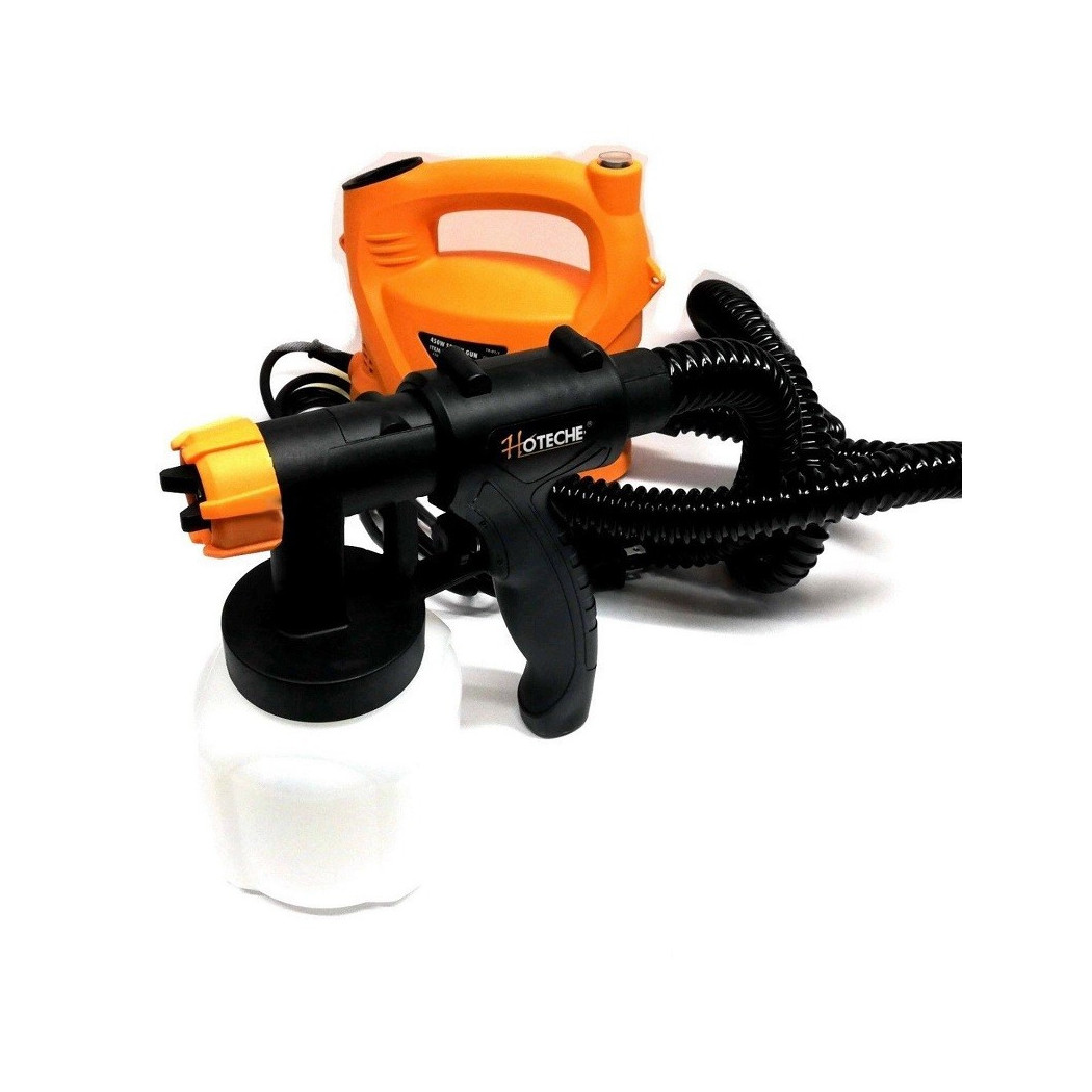 foto del prodotto trade shop pistola a spruzzo professionale per verniciare 450w 800ml tubo 2 mt hoteche 