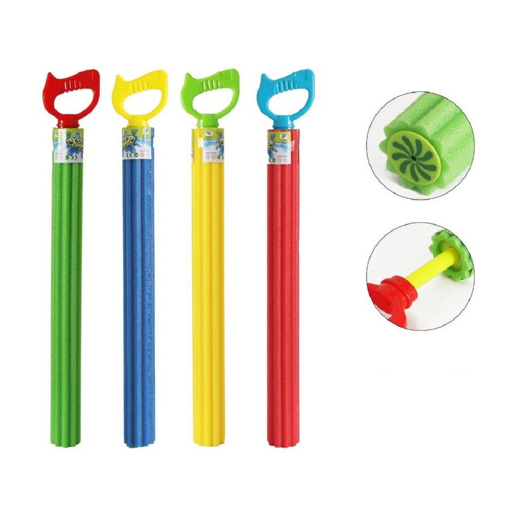 foto del prodotto trade shop pistola acqua 60x5cm tubo bambini schiuma gioco giardino piscina spiaggia 605481 