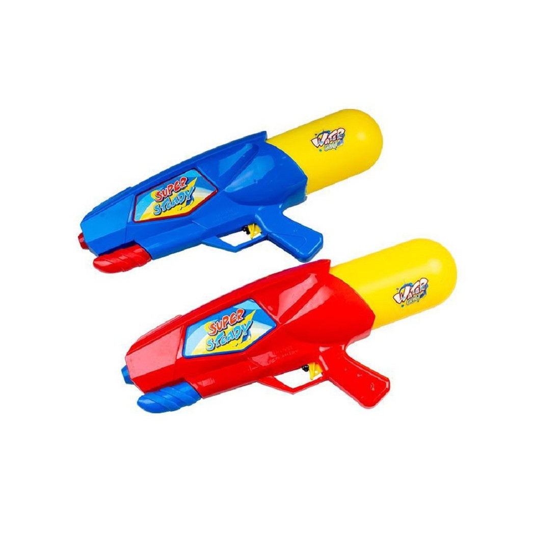 foto del prodotto trade shop pistola ad acqua 38cm con serbatoio 750ml per bambini 2 colori assortiti 6560047 