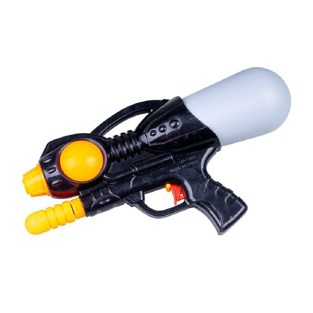 foto del prodotto trade shop pistola ad acqua con serbatoio 400ml pompa gioco bambini mare estate 30cm 6560041 