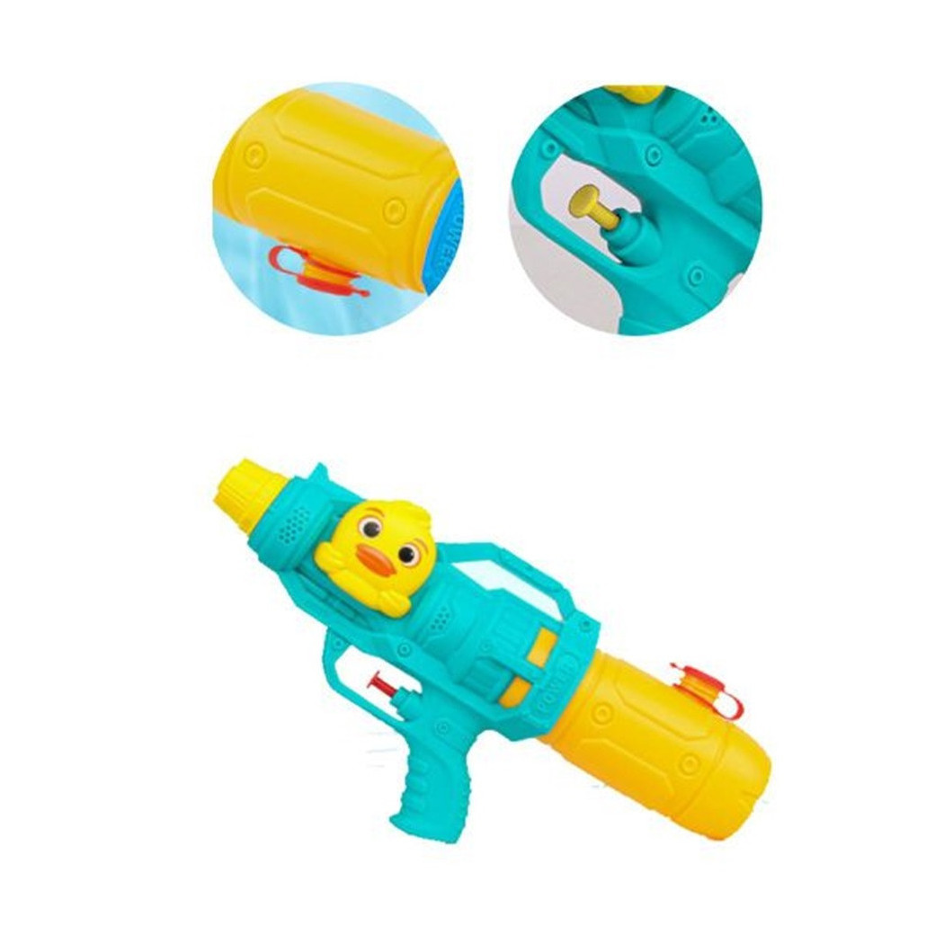 foto del prodotto trade shop pistola ad acqua pulcino con serbatoio 29x6x13.5cm gioco bambini mare ass 605448 