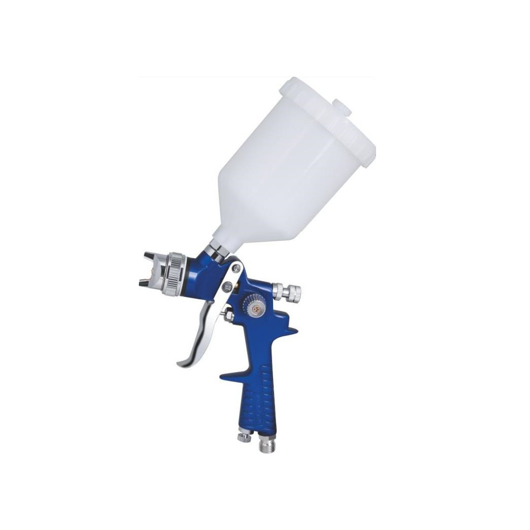 foto del prodotto trade shop pistola aerografo verniciatura professionale 1.4 spray gun hvlp h 827 50 70 psi 