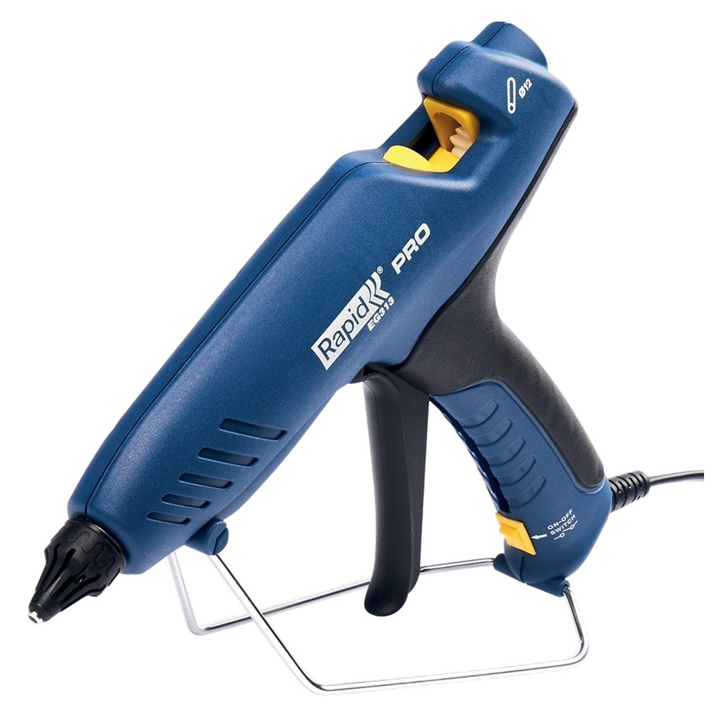 foto del prodotto trade shop pistola incollatrice eg313 compatta professionale per fissare cavi coprifili zoccolini decori 