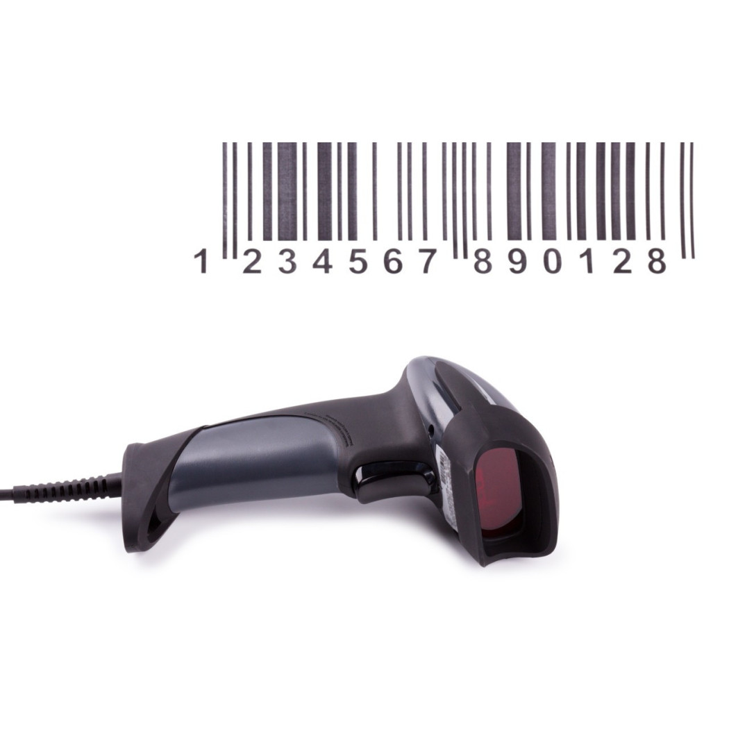 foto del prodotto trade shop pistola laser usb bar code lettore di codice a barre barcode reader scanner 