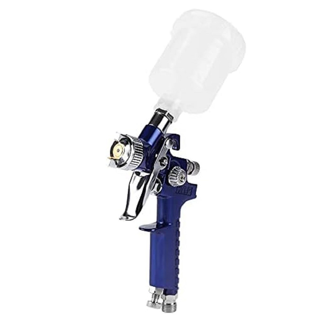foto del prodotto trade shop pistola per verniciare a spruzzo professionale aerografo 125ml ugello riparazione auto 