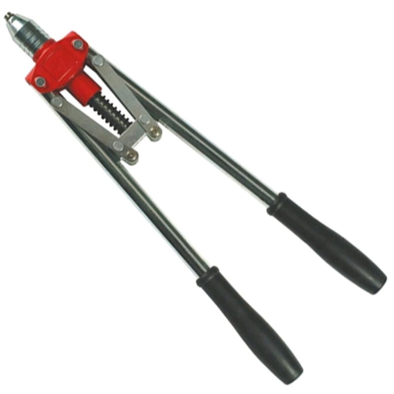 foto del prodotto trade shop pistola rivettatrice a manico lungo bracci pinza professionale 2.2 2.8 3.2 mm 