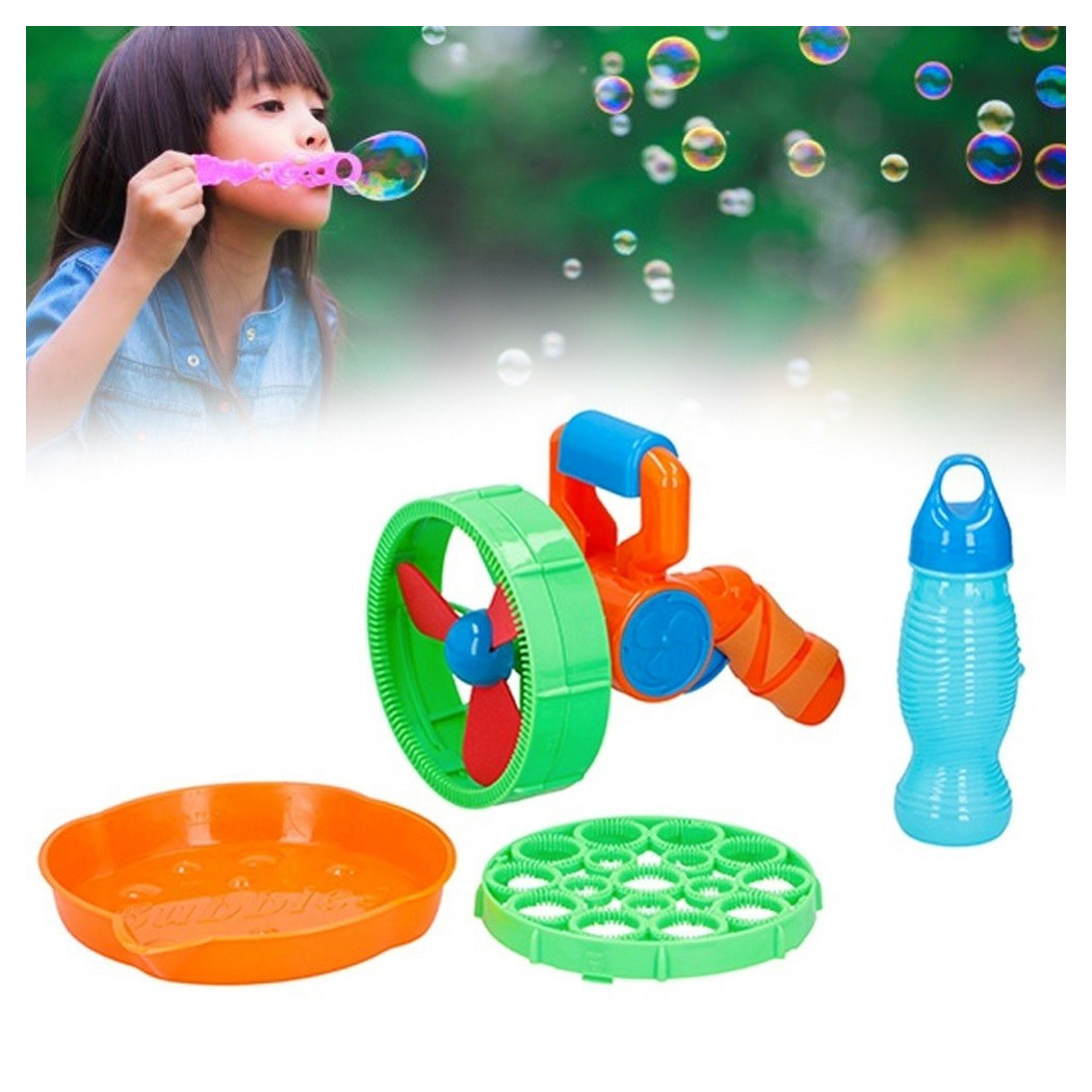 foto del prodotto trade shop pistola spara bolle di sapone giganti giocattoli per bambini 2 grandezze feste 